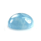 MILKY AQUAMARINE PLAIN ROUND CAB (AA) 13MM 8.75 Cts.