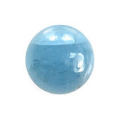 MILKY AQUAMARINE PLAIN ROUND CAB (AA) 10MM 4.42 Cts.