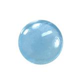 MILKY AQUAMARINE PLAIN LENTIL ROUND CAB (AA) 10MM 3.10 Cts.
