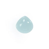 MILKY AQUAMARINE HEART CAB 6MM 0.91 Cts.
