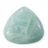 MILKY AQUAMARINE HEART CAB 30MM 59.78 Cts.