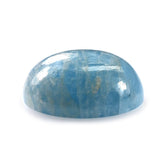 MILKY AQUAMARINE PLAIN OVAL CAB (AAA) 15X13MM 9.40 Cts.