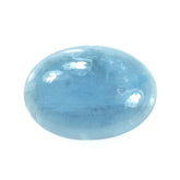 MILKY AQUAMARINE OVAL CAB (AAA) 14X10MM 5.25 Cts.