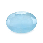 MILKY AQUAMARINE CUT OVAL (A) 14X10MM 5.40 Cts.