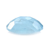 MILKY AQUAMARINE CUT OVAL (A) 14X10MM 5.40 Cts.