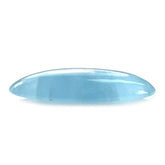 MILKY AQUAMARINE LONG OVAL CAB (AAA) 29X11.50MM 14.38 Cts.
