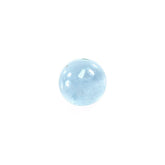 MILKY AQUAMARINE PLAIN ROUND CAB 5.00MM 0.59 Cts.