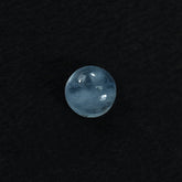 MILKY AQUAMARINE PLAIN ROUND CAB 5.00MM 0.59 Cts.