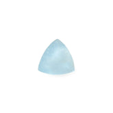 MILKY AQUAMARINE SUGARLOAF TRILLION CAB (MILKY/AA) 5X5MM 0.45 Cts.
