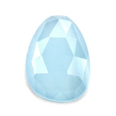 MILKY AQUAMARINE ROSE CUT PEARISH CAB 14X10MM 3.29 Cts.