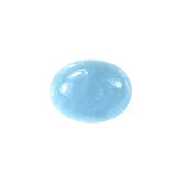 MILKY AQUAMARINE PLAIN OVAL CAB 8X6MM 1.31 Cts.