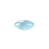 MILKY AQUAMARINE PLAIN OVAL LENTIL 8X6MM 1.13 Cts.