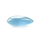 MILKY AQUAMARINE PLAIN LENTIL PEAR 12X8.20MM 4.22 Cts.