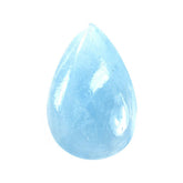 MILKY AQUAMARINE PLAIN LENTIL PEAR 15X10MM 4.64 Cts.