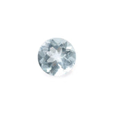 MILKY AQUAMARINE CUT ROUND (C/HI) 5.00MM 0.43 Cts.