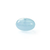MILKY AQUAMARINE PLAIN BON SHAPE (AA/SI) (HALF DRILL) 12.00X10.00 MM 12.20 Cts.