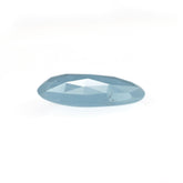 MILKY AQUAMARINE MILKY ROSE CUT TRILLIONISH (AA) 15.50X12.50 MM 4.70 Cts.