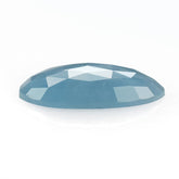 MILKY AQUAMARINE ROSE CUT EGG OVAL CAB (FLAT BOTTOM)(AA) 20.00X16.00 MM 8.86 Cts.