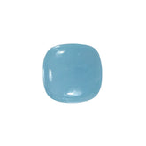 MILKY AQUAMARINE PLAIN LENTIL CUSHION (AAA) 8.00X8.00 MM 1.78 Cts.