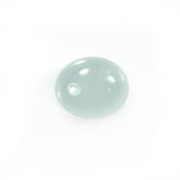 MILKY AQUAMARINE PLAIN OVAL CAB (AAA)(CLEAN)(GREENISH) 14.00X12.00 MM 10.18 Cts.
