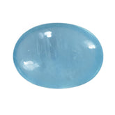 MILKY AQUAMARINE PLAIN LENTIL OVAL (AA)(TRANSLUCENT) 18.00X13.00 MM 9.42 Cts.