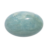 MILKY AQUAMARINE OVAL CAB 16X11MM 7.80 Cts.