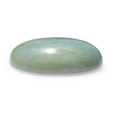 MILKY AQUAMARINE OVAL CAB 30X25MM 49.50 Cts.