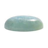 MILKY AQUAMARINE OVAL CAB 18X13MM 11.13 Cts.