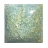 MILKY AQUAMARINE SQUARE CAB 20MM 32.10 Cts.