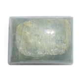 MILKY AQUAMARINE RECTANGULAR CAB 16X12MM 13.90 Cts.