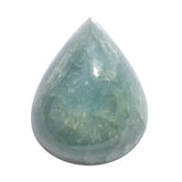 MILKY AQUAMARINE PEAR CAB 27X21MM 36.20 Cts.