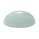 MILKY AQUAMARINE OVAL CAB 20X15MM 19.79 Cts.
