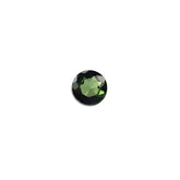 BLUE GREEN TOURMALINE CUT ROUND (DARK)(SI) 2.50X2.50 MM 0.07 Cts.