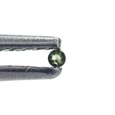 BLUE GREEN TOURMALINE CUT ROUND (MEDIUM) 1.10X1.10 MM 0.01 Cts.