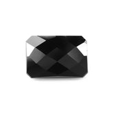 BLACK TOURMALINE CHECKER CUT OCATGON (SI) 14X10MM 6.90 Cts.