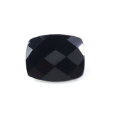 BLACK TOURMALINE CHECKER CUT CUSHION (SI) 10X8MM 2.85 Cts.