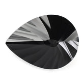 BLACK ONYX CONCAVE CUT BRIOLETTE PEAR (DES#14) 20X15MM 13.51 Cts.