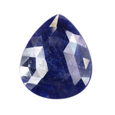 BLUE SAPPHIRE ROSE CUT PEAR CAB 31X26MM 32.18 Cts.