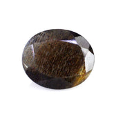 BLACK SHINE GOLDEN MOONSTONE CUT OVAL 12X10MM 4.06 Cts.
