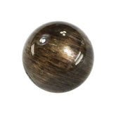 BLACK GOLDEN MOONSTONE PLAIN ROUND BALLS (FULL DRILL 1.50MM) 8MM 3.48 Cts.
