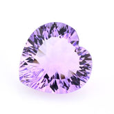 BRAZIL AMETHYST CONCAVE CUT HEART (DES#79) 16MM (DARK/CLEAN) 11.98 Cts.