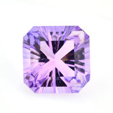 BRAZIL AMETHYST ASSCHER CONCAVE SQUARE OCTAGON15MM 12.50 Cts.