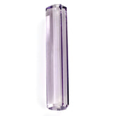 BRAZIL AMETHYST STEP CUT BARREL (FULL DRILL 1MM) 34X7MM 16.50 Cts.