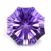 BRAZIL AMETHYST CONCAVE CUT FANCY (MEDIUM) 15MM 11.17 Cts.