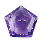 BRAZIL AMETHYST CONCAVE CUT FANCY (MEDIUM) 15MM 9.95 Cts.