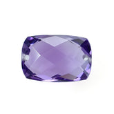 BRAZIL AMETHYST CHECKER CUT CUSHION (MEDIUM/CLEAN) (FULL DRILL) 12.00X8.00 MM 3.60 Cts.