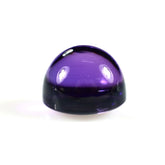 BRAZIL AMETHYST PLAIN ROUND CAB (DARK/CLEAN) 11 MM 7.23 Cts.