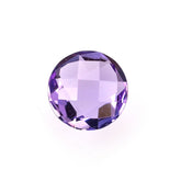 BRAZIL AMETHYST CHECKER CUT BRIOLETTE ROUND (MEDIUM/CLEAN) 6 MM 0.77 Cts.