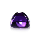 BRAZIL AMETHYST SUGARLOAF CAB CUSHION (DARK)(CLEAN) 9.00X9.00 MM 4.20 Cts.