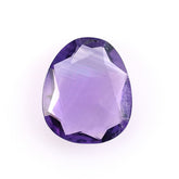 BRAZIL AMETHYST BOTH SIDE TABLE CUT PEARISH (MEDIUM)(SI) 10.50X8.80 MM 1.85 Cts.